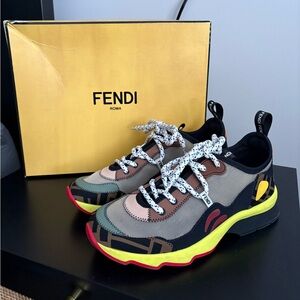 Authentic Fendi Roma Sneakers Size 6 👟